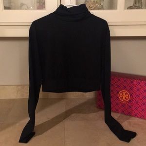 Body wrapper black turtle neck